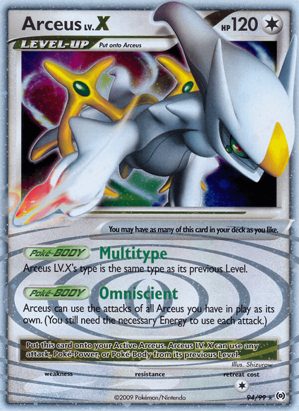 Arceus LV.X PL4-94