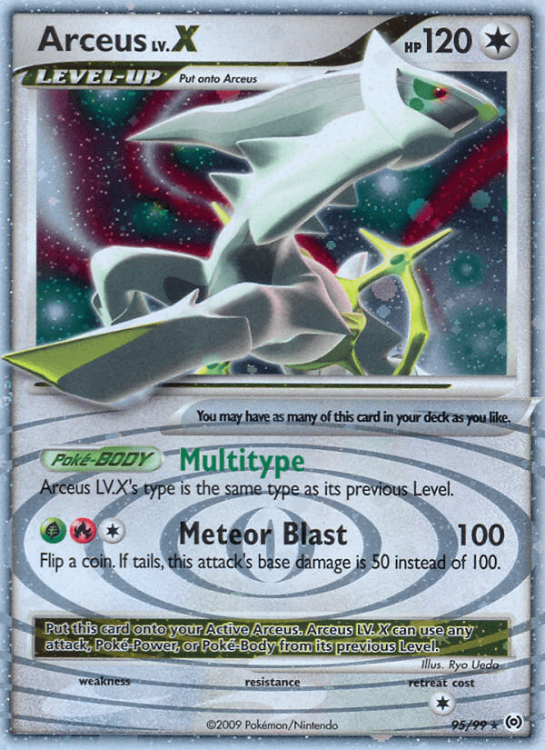 Arceus LV.X PL4-95