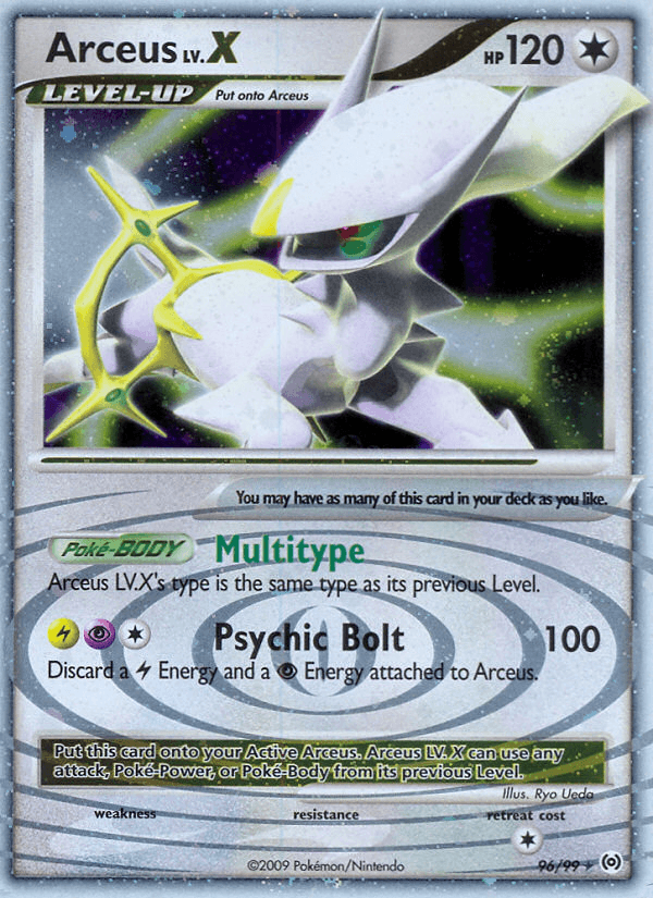 Arceus LV.X PL4-96