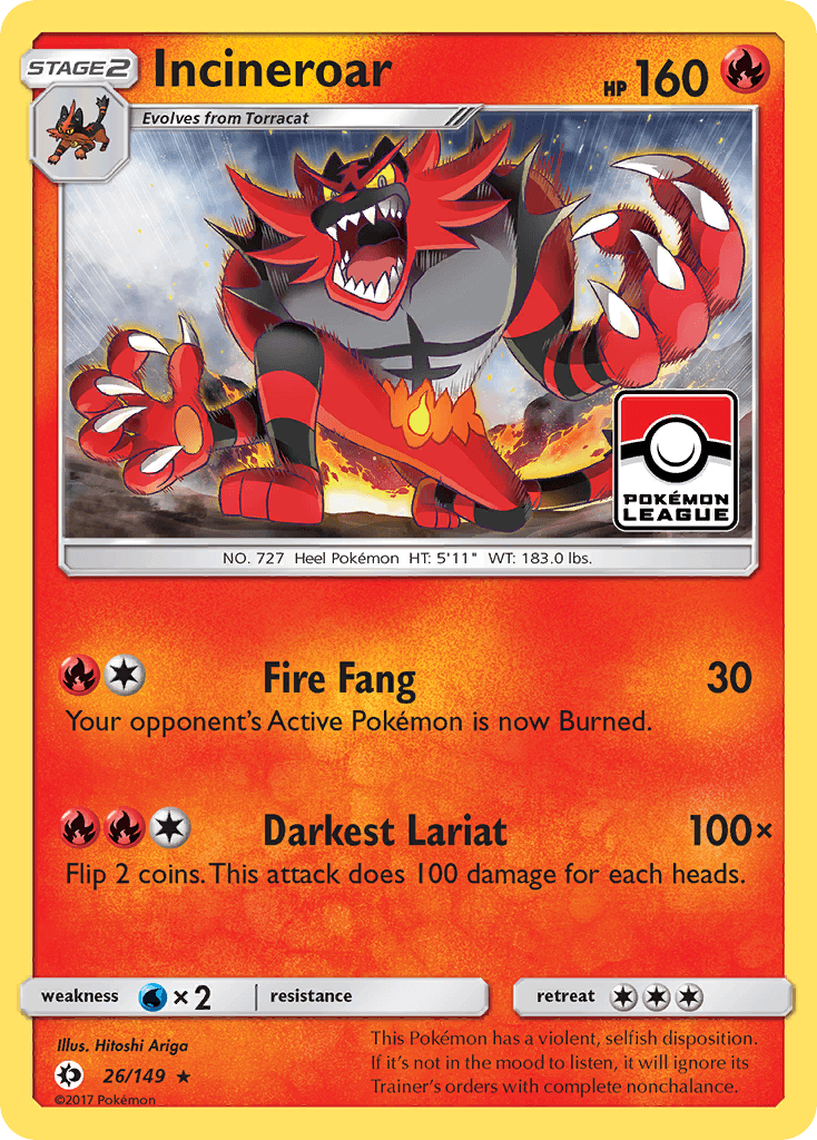 Incineroar SM1-26