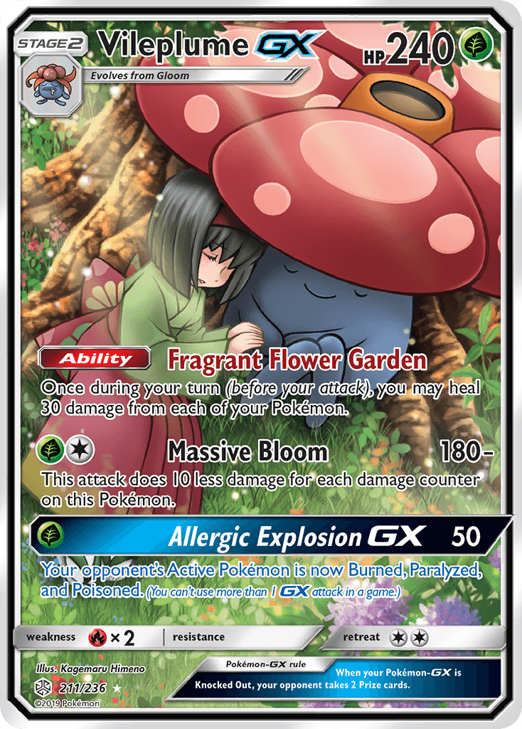 Vileplume-GX SM12-211
