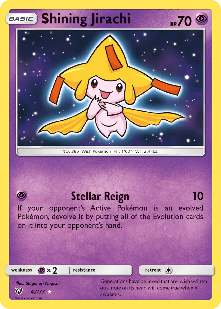 Shining Jirachi SM35-42