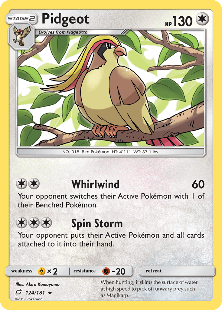 Pidgeot SM9-124
