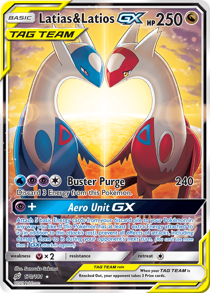 Latias & Latios-GX SM9-170