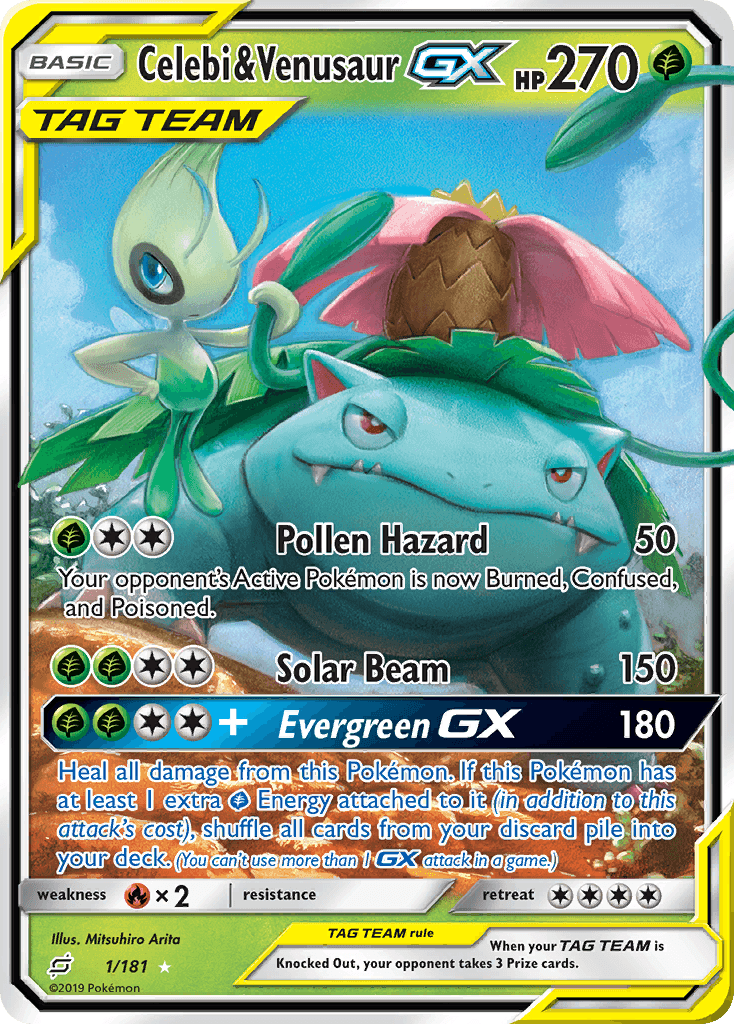 Celebi & Venusaur-GX SM9-1