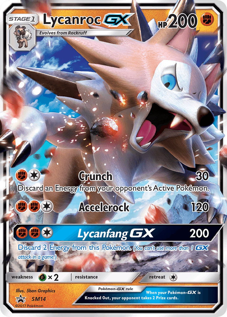 Lycanroc-GX SMP-SM14