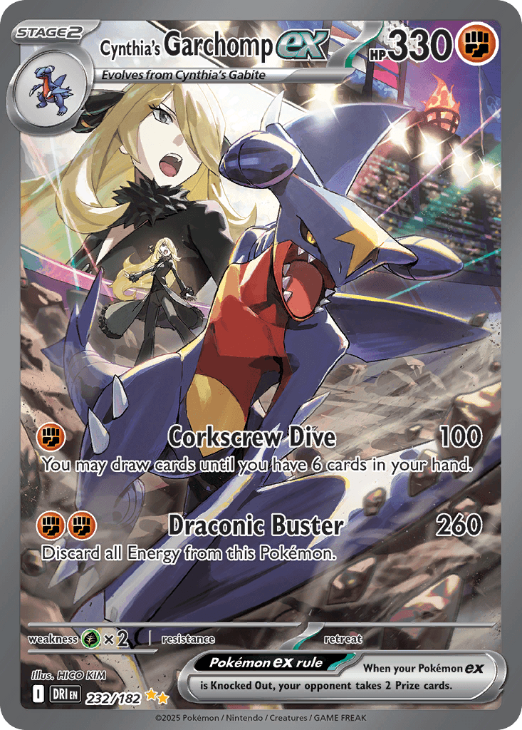 Cynthia's Garchomp ex SV10-232
