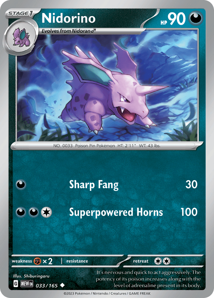 Nidorino SV3PT5-33