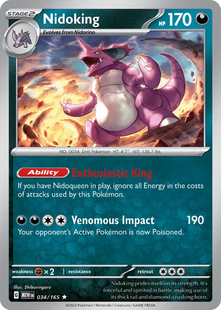 Nidoking SV3PT5-34