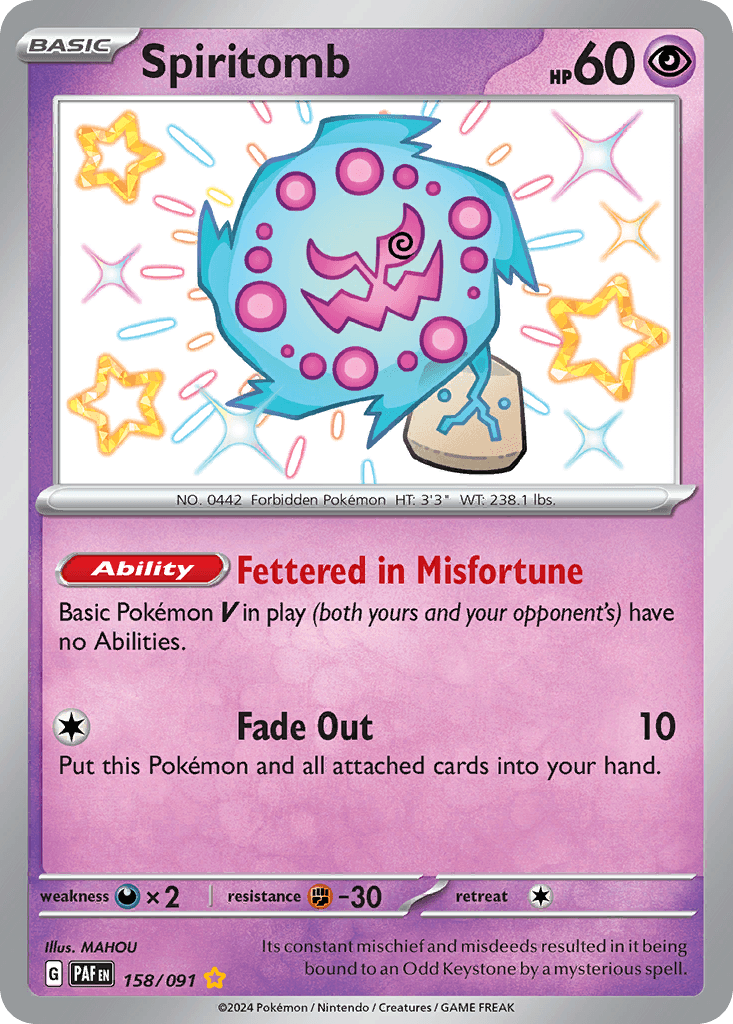 Spiritomb SV4PT5-158