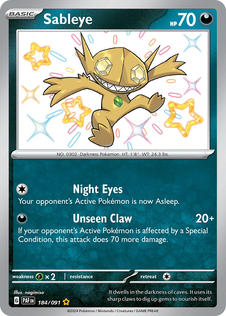 Sableye SV4PT5-184