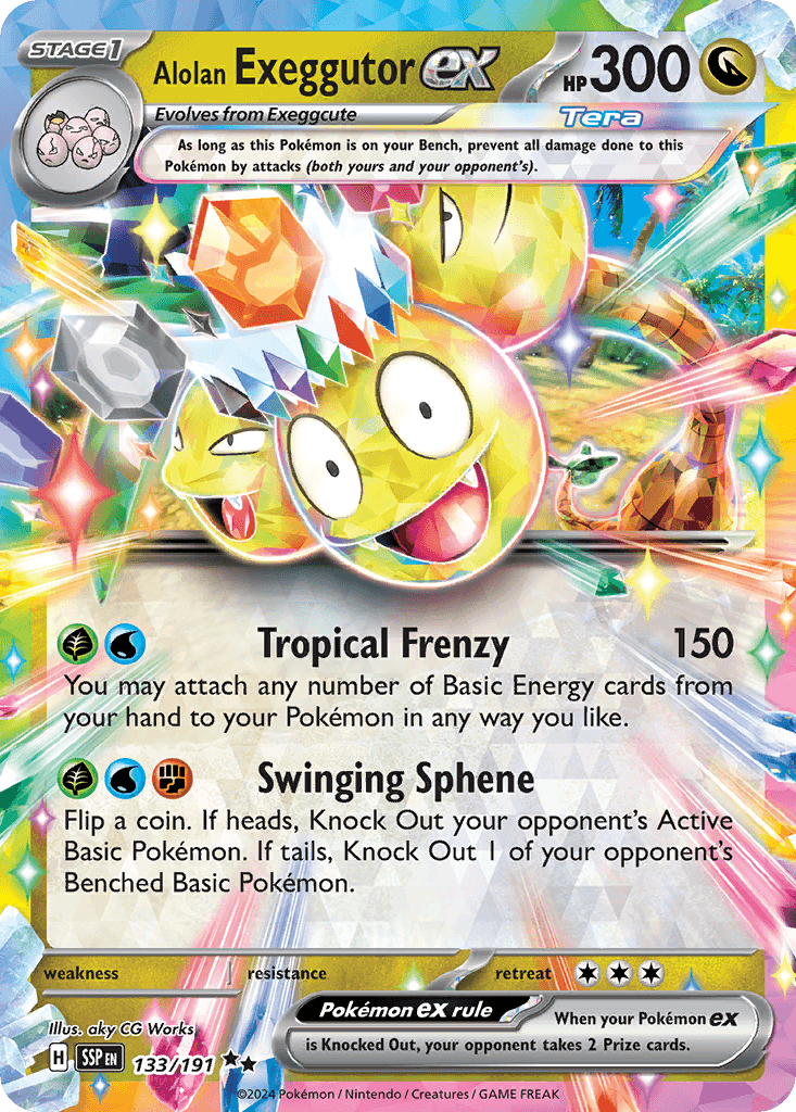 Alolan Exeggutor ex SV8-133