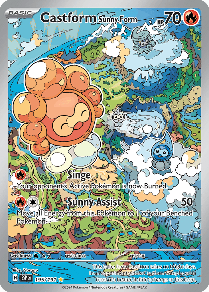 Castform Sunny Form SV8-195