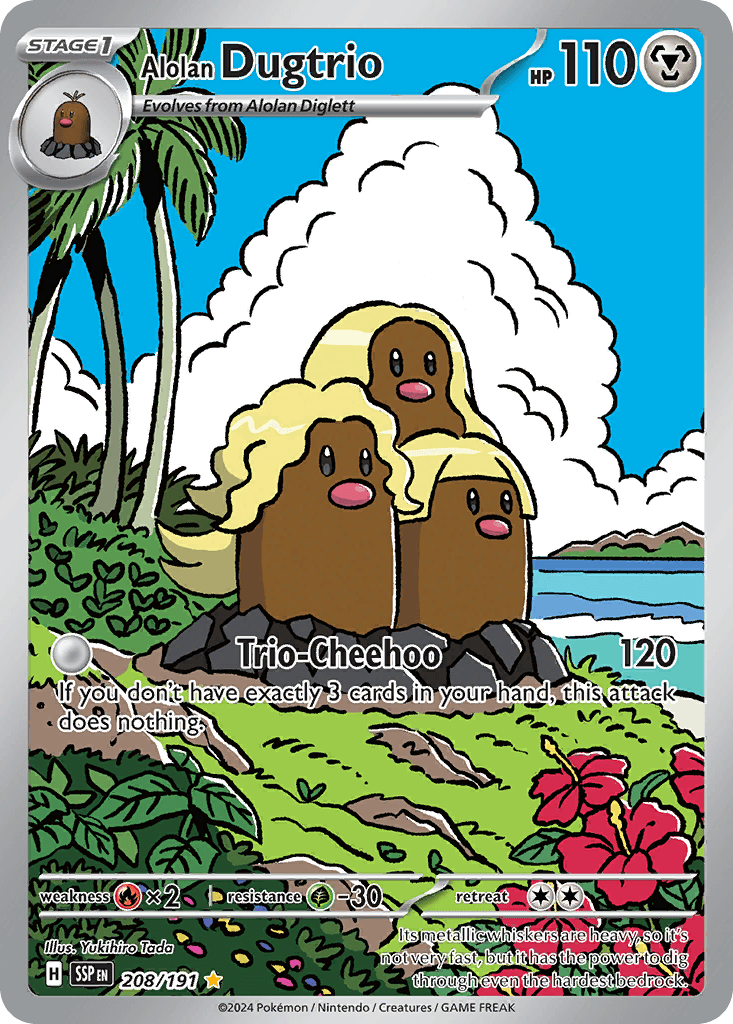 Alolan Dugtrio SV8-208