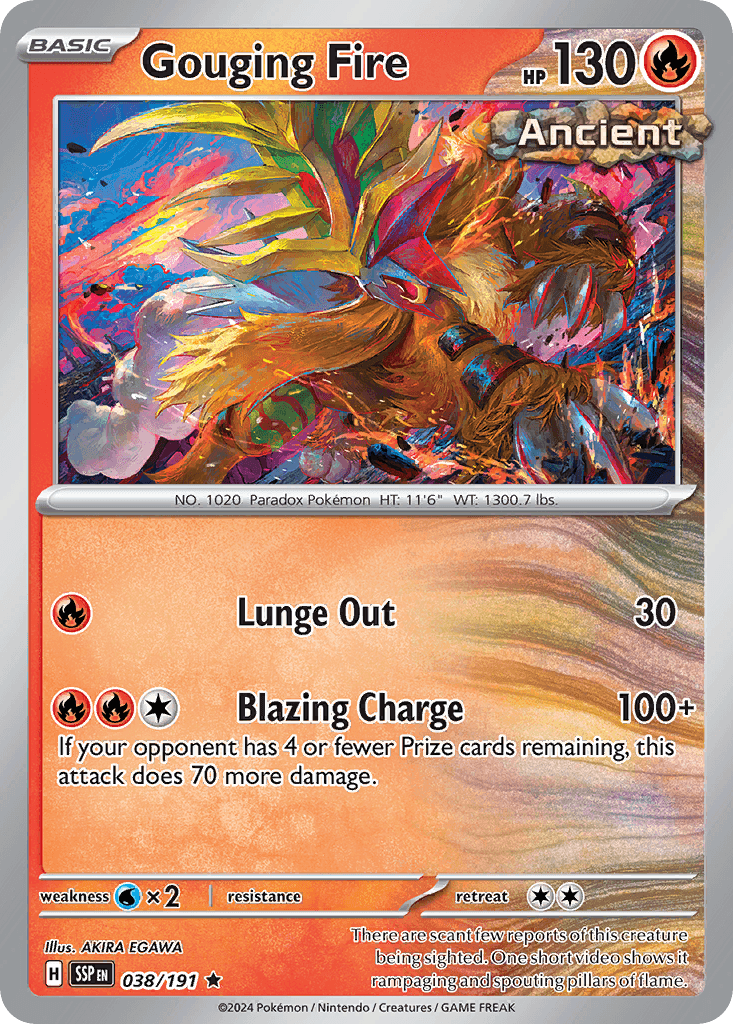 Gouging Fire SV8-38