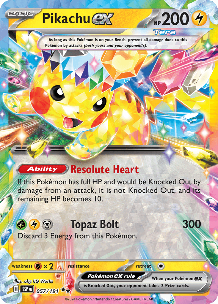 Pikachu ex SV8-57