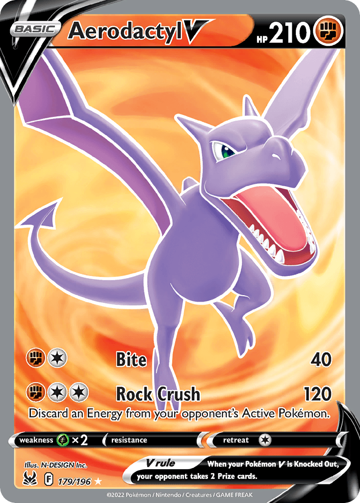 Aerodactyl V SWSH11-179