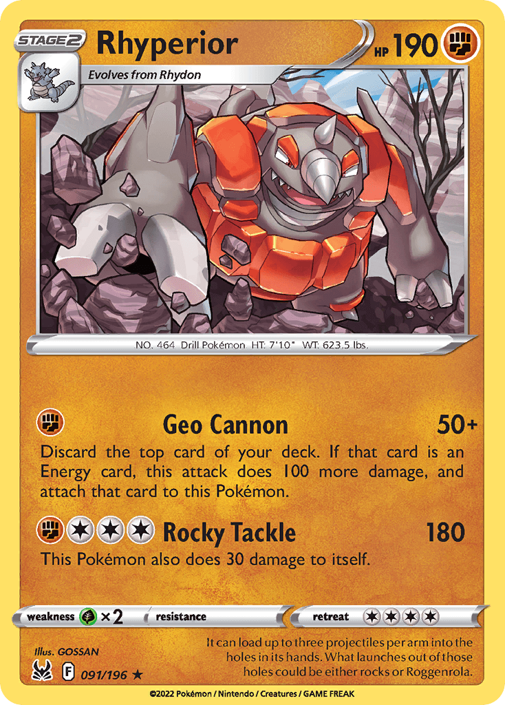 Rhyperior SWSH11-91