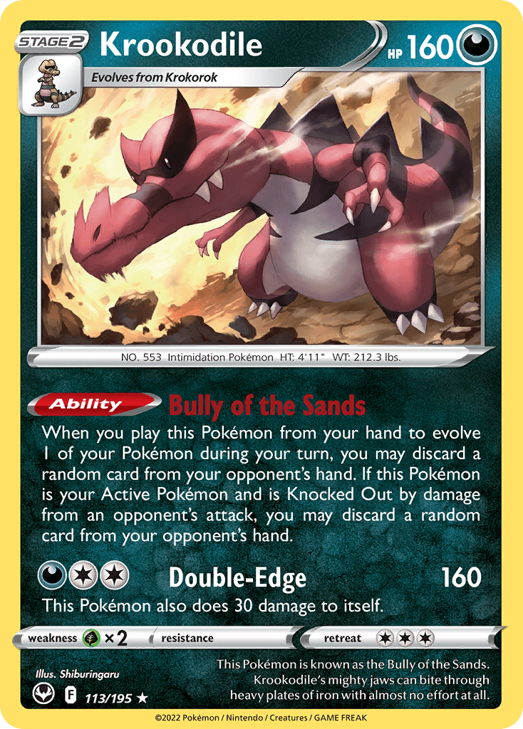 Krookodile SWSH12-113
