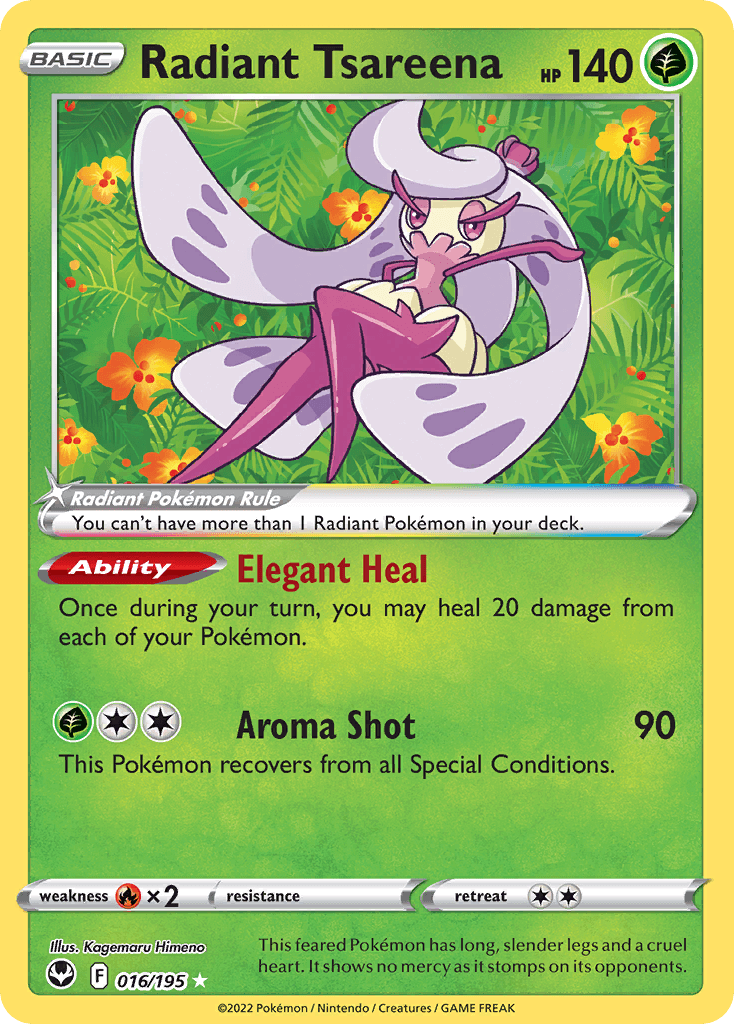 Radiant Tsareena SWSH12-16