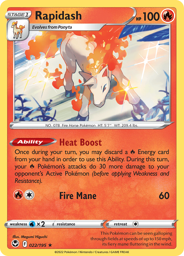 Rapidash SWSH12-22