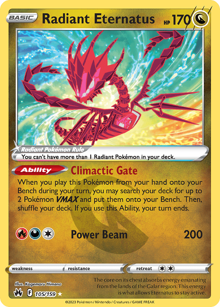 Radiant Eternatus SWSH12PT5-105