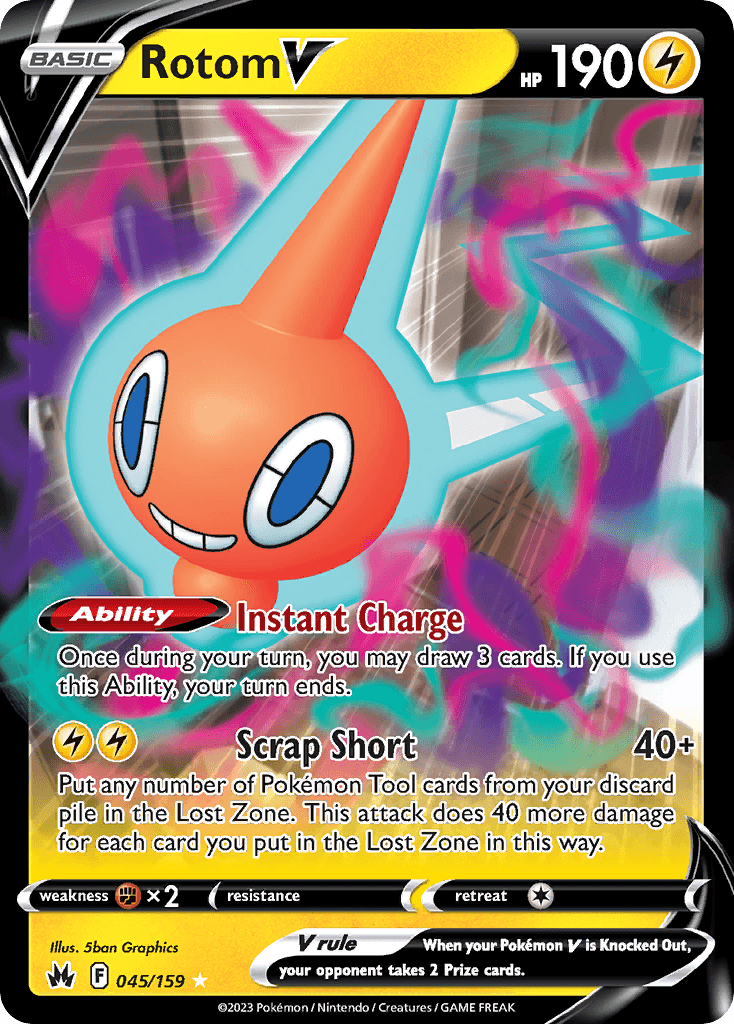 Rotom V SWSH12PT5-45