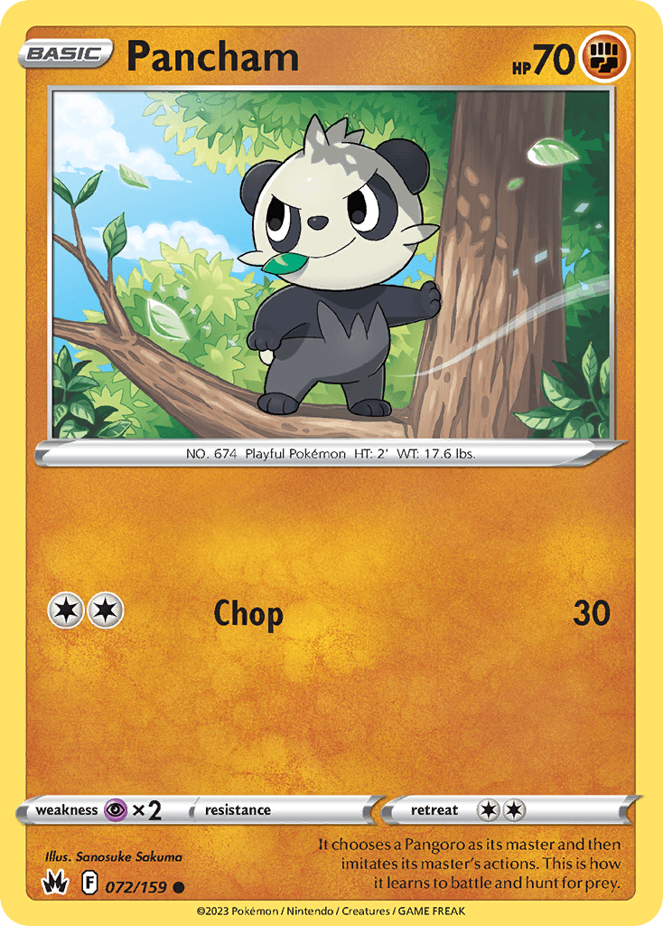 Pancham SWSH12PT5-72