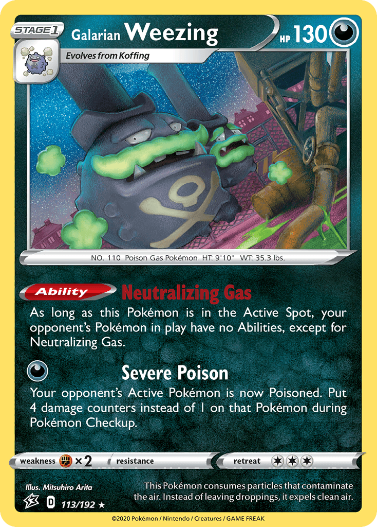 Galarian Weezing SWSH2-113