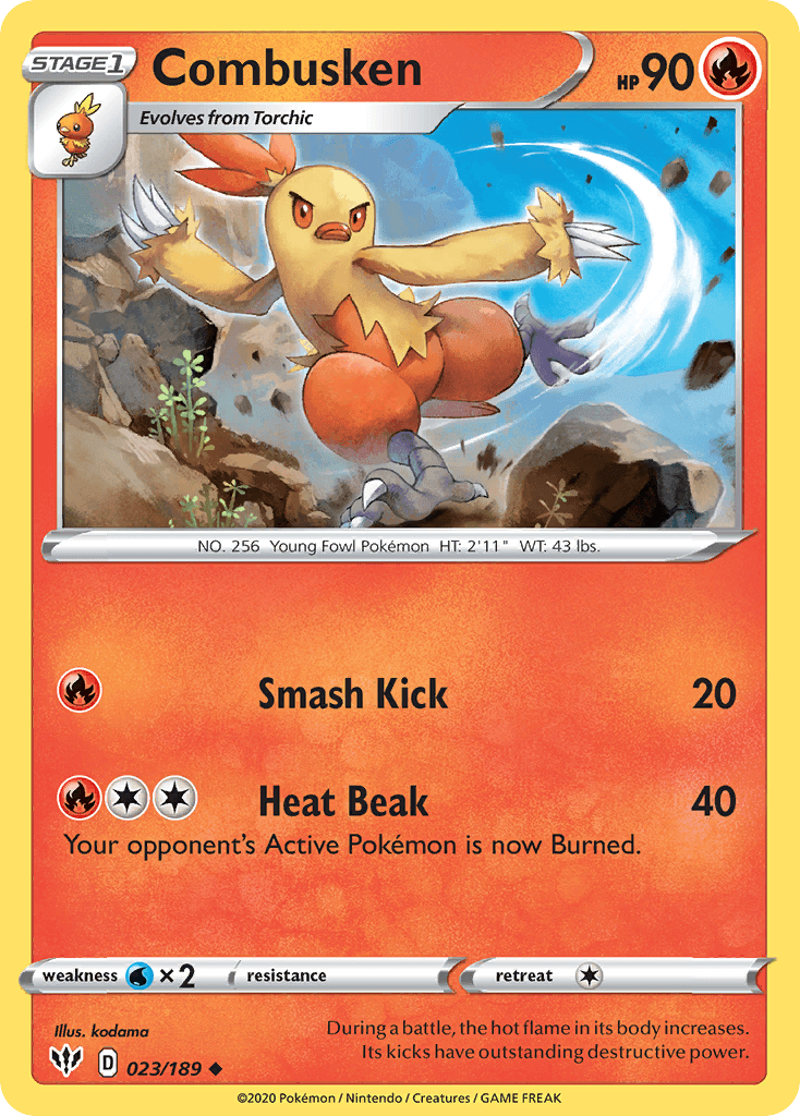 Combusken SWSH3-23