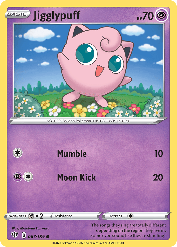 Jigglypuff SWSH3-67