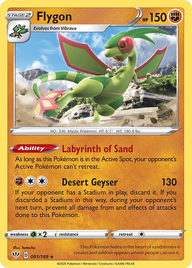 Flygon SWSH3-91