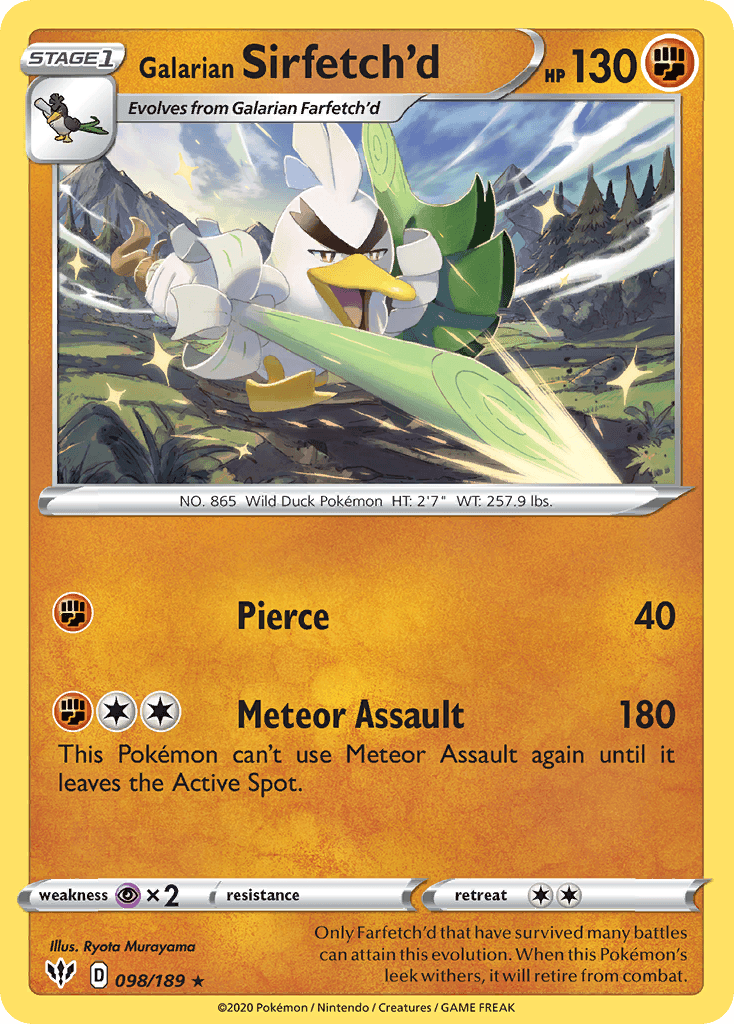 Galarian Sirfetch'd SWSH3-98
