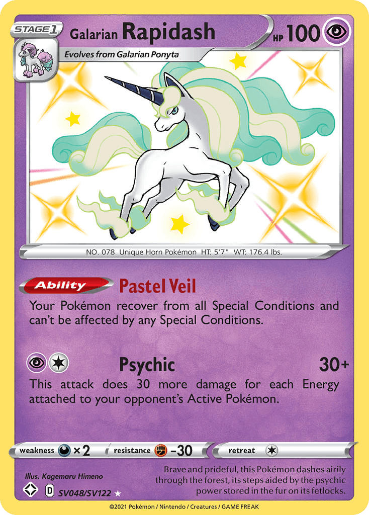 Galarian Rapidash SWSH45SV-SV048