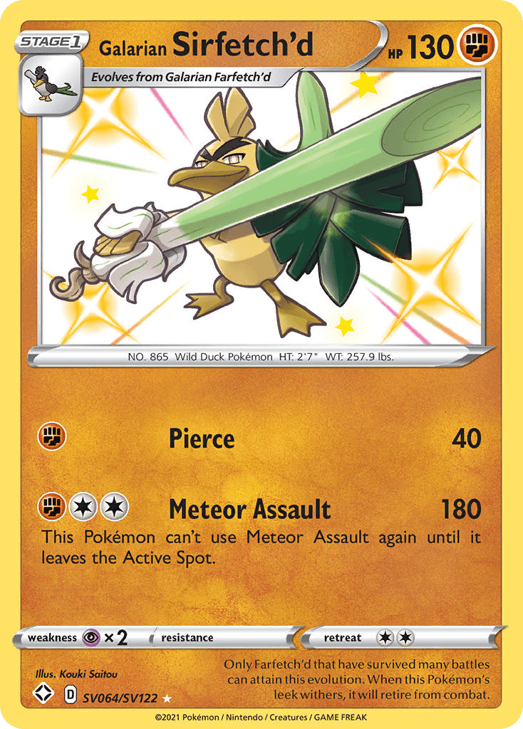 Galarian Sirfetch'd SWSH45SV-SV064