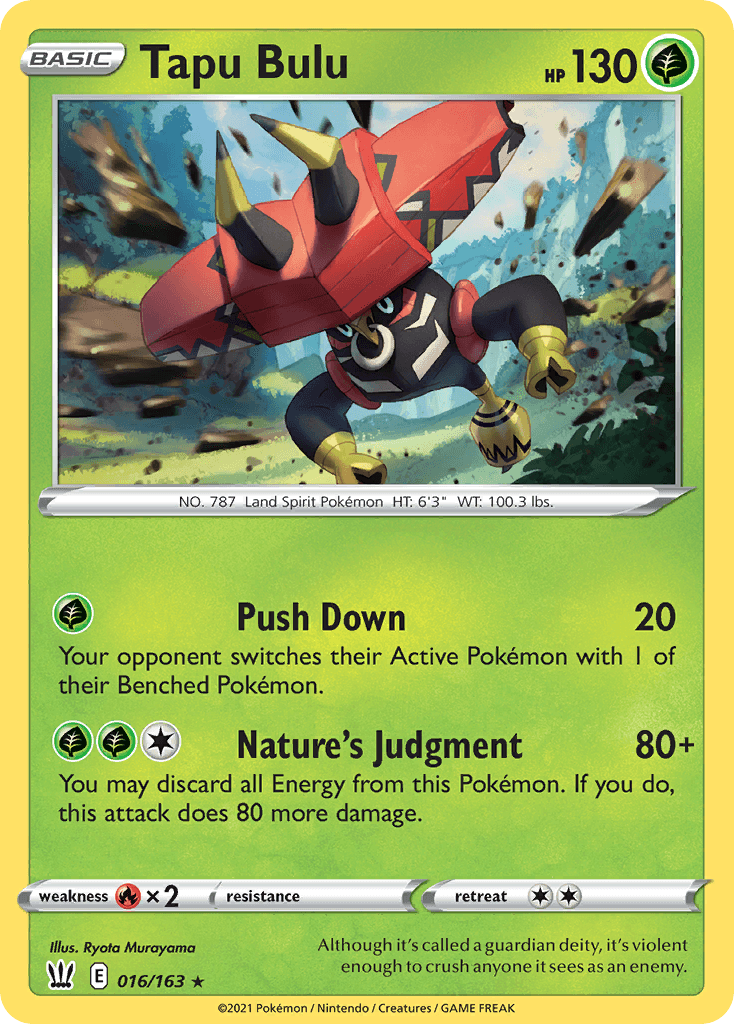 Tapu Bulu SWSH5-16