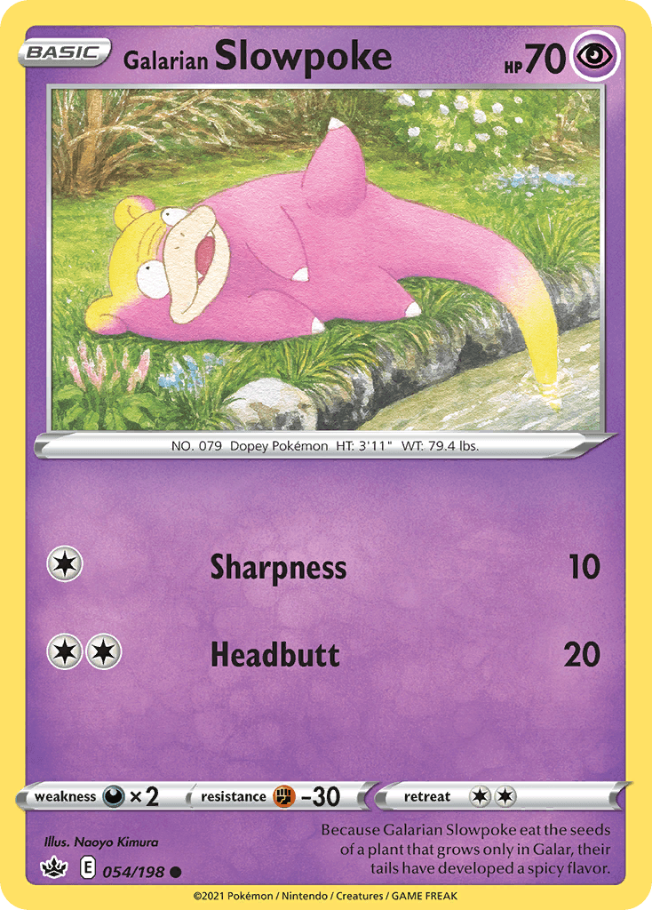 Galarian Slowpoke SWSH6-54