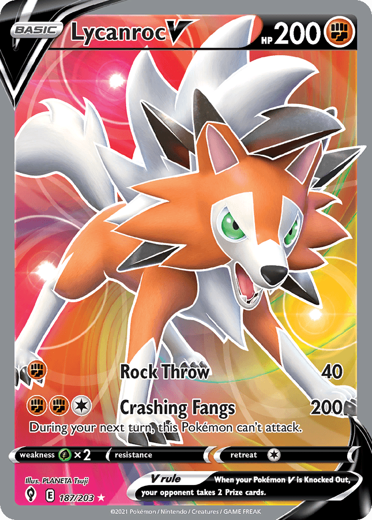 Lycanroc V SWSH7-187