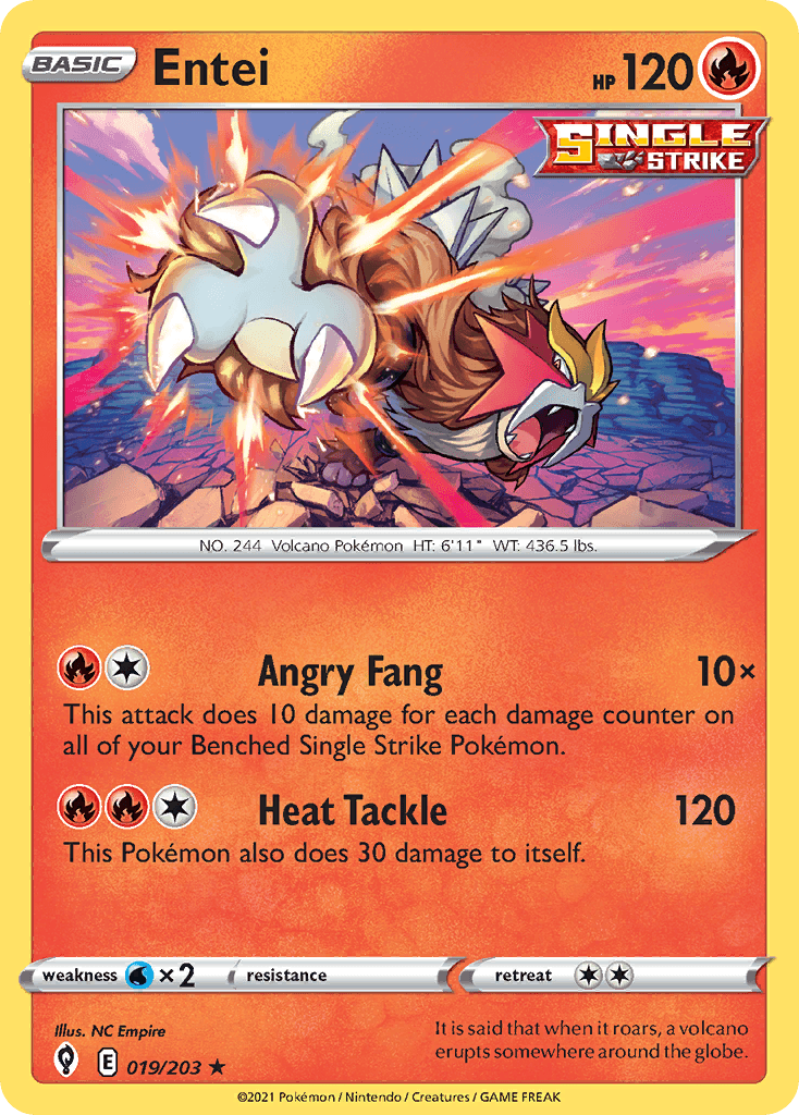 Entei SWSH7-19