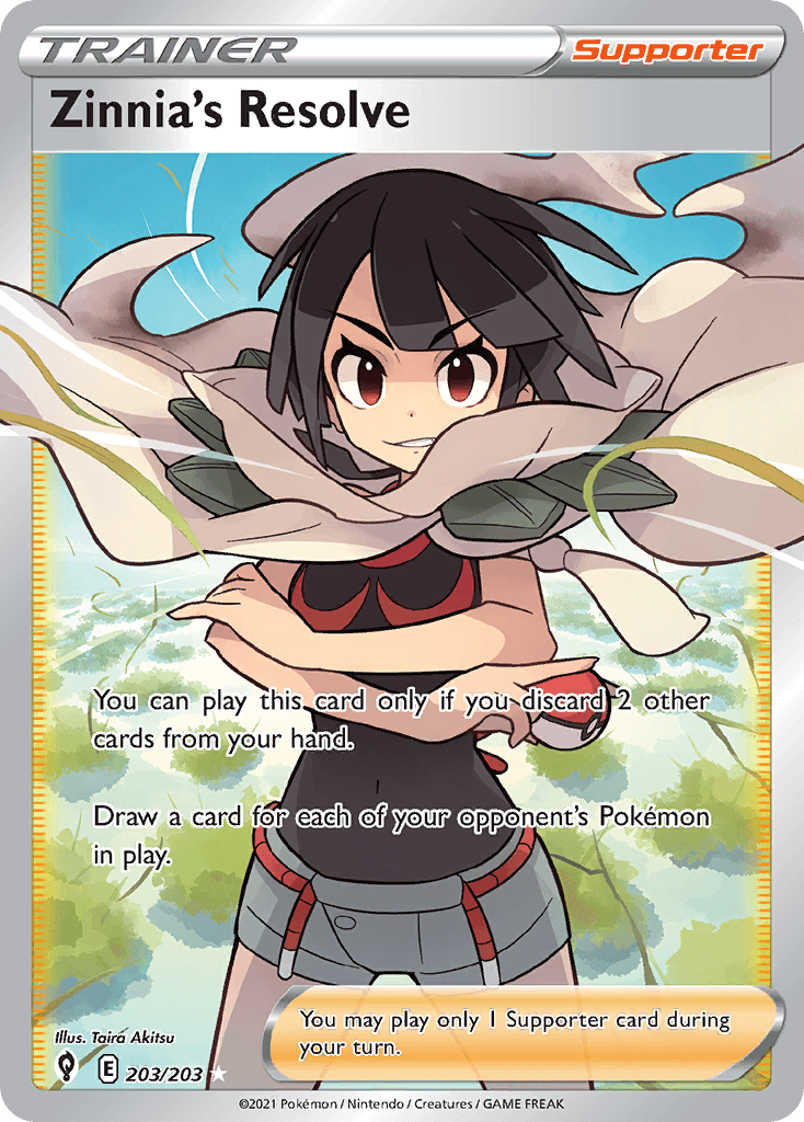 Zinnia's Resolve SWSH7-203