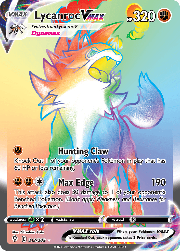 Lycanroc VMAX SWSH7-213