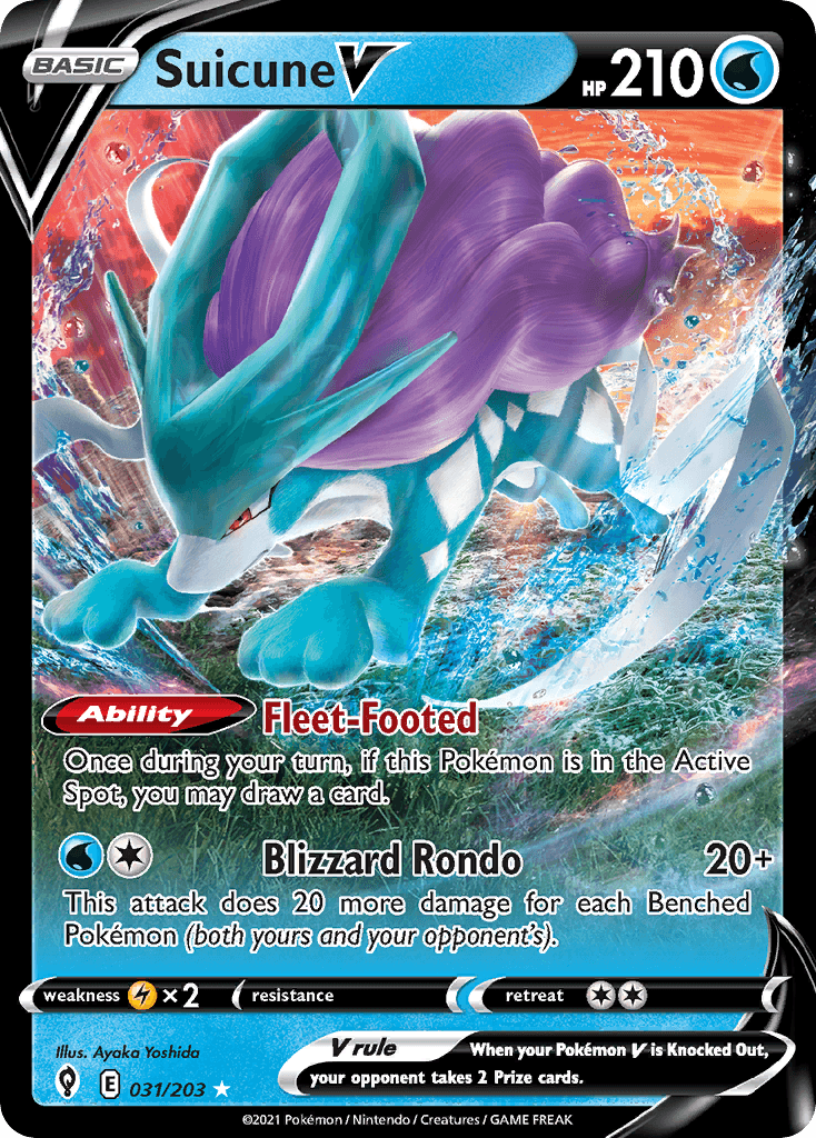 Suicune V SWSH7-31