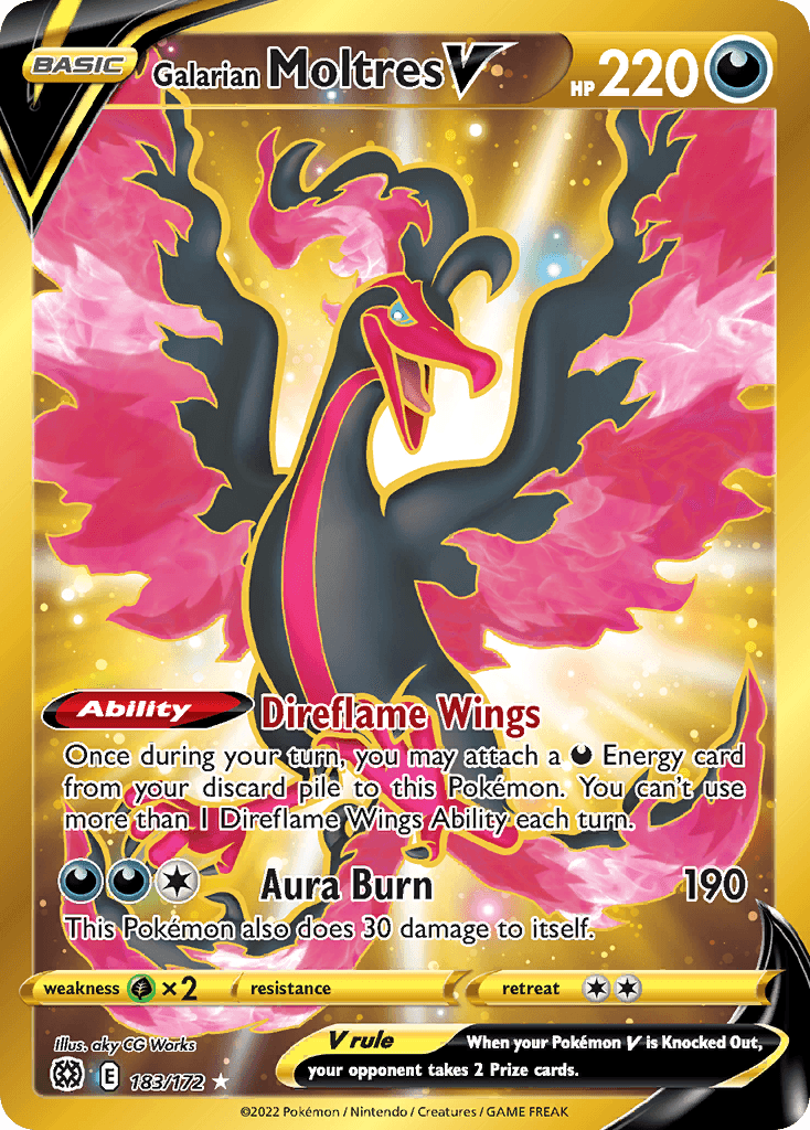 Galarian Moltres V SWSH9-183