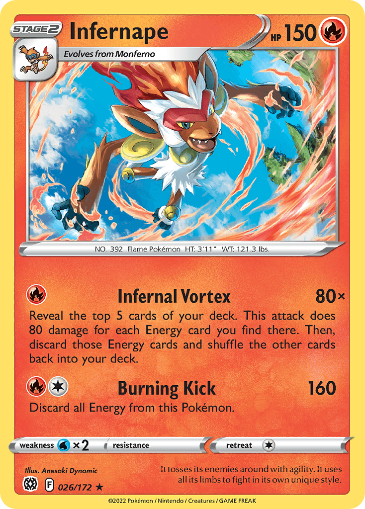 Infernape SWSH9-26