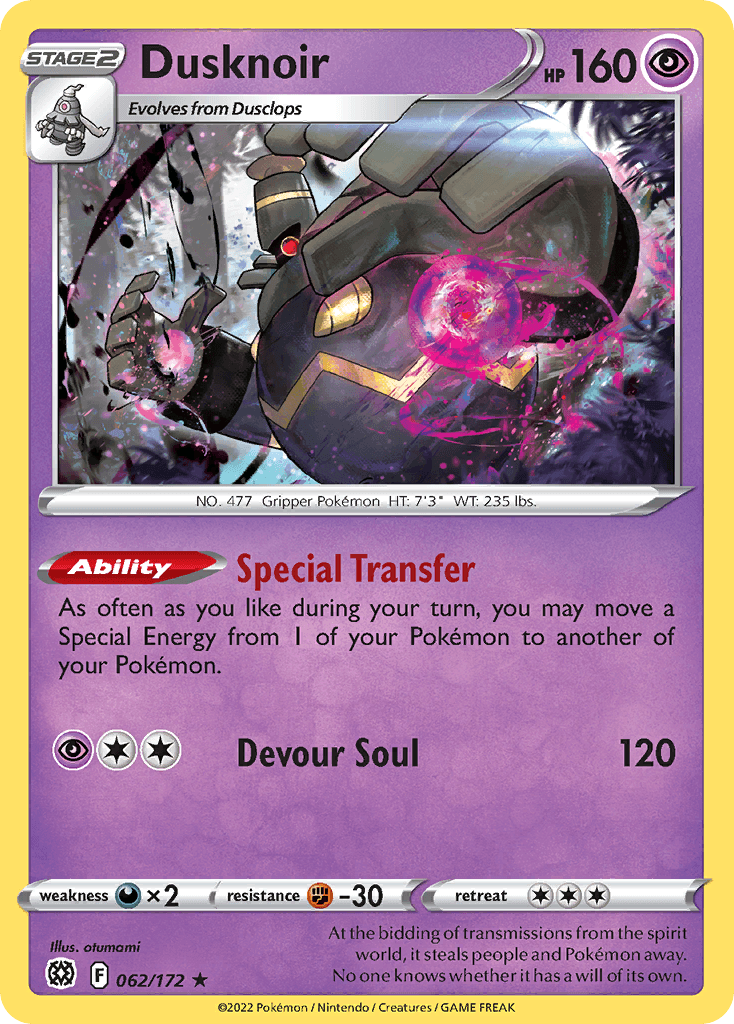Dusknoir SWSH9-62