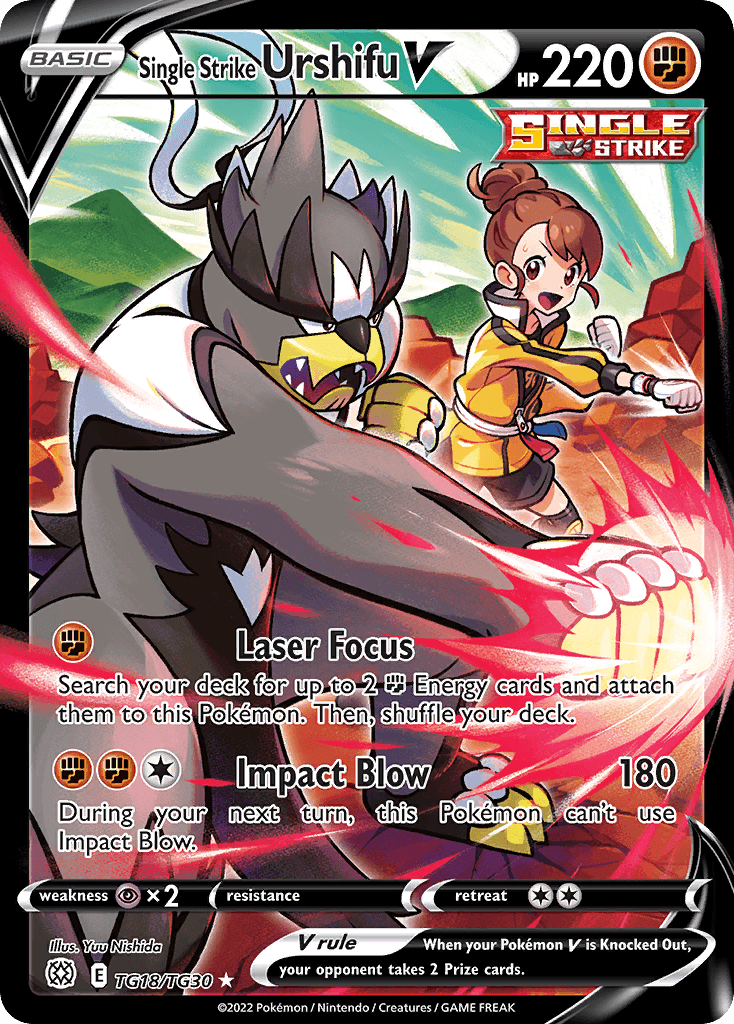 Single Strike Urshifu V SWSH9TG-TG18