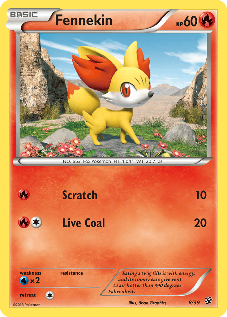 Fennekin XY0-8