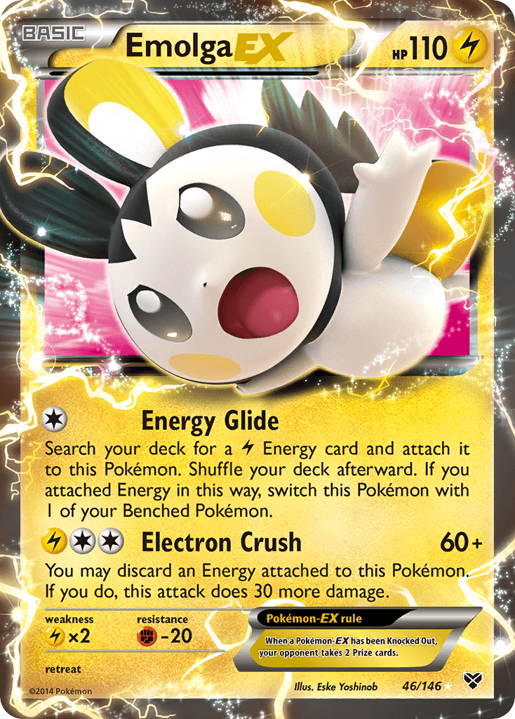 Emolga-EX XY1-46