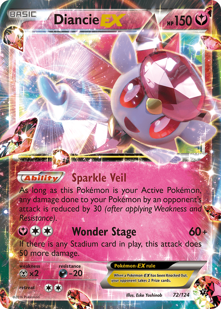 Diancie-EX XY10-72
