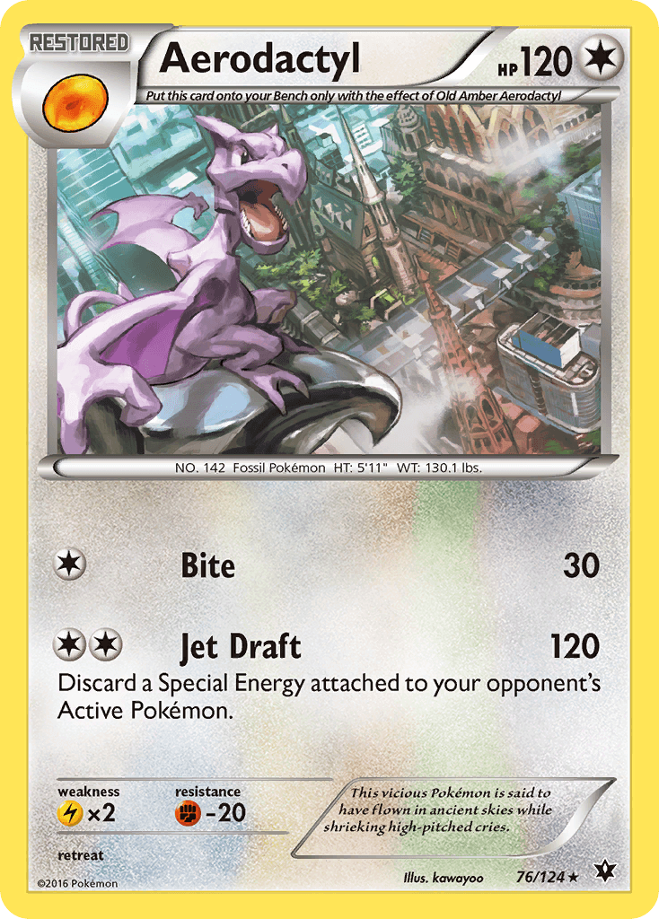 Aerodactyl XY10-76